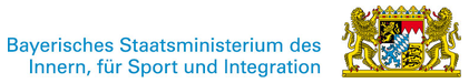 Logo: Bayerisches Staatsministerium des Innern, für Sport und Integration